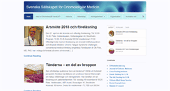 Desktop Screenshot of ortomolekylar.se